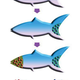 Illustration for article titled Robotic Microfish Can Sense and Remove Toxins From Their Environment
